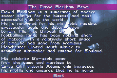David Beckham Soccer screenshot 4 for GameBoy Advance